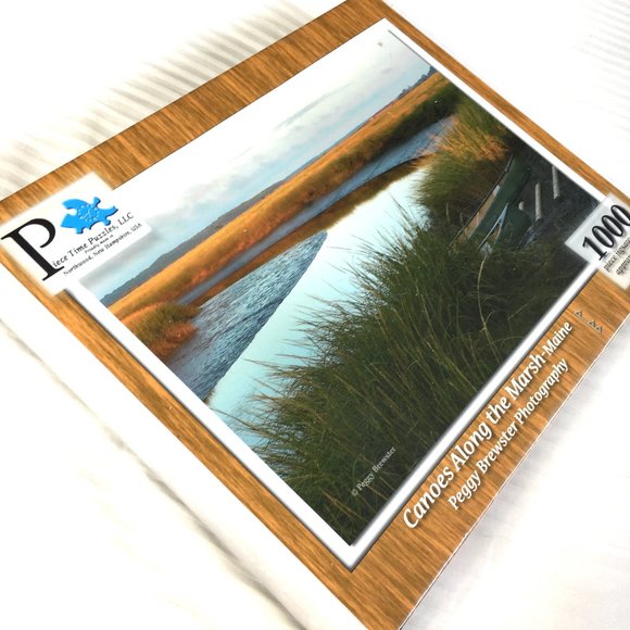 Canoes Along the Marsh 1000 pc Puzzle NWT - Picture 5 of 11